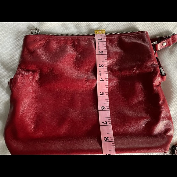 Maxima Red Foldover Clutch - Picture 9 of 9